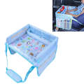 Children Waterproof Dining Table Toy Organizer Baby Safety Tray Tourist Painting Holder  (Animal ...