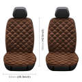Car 24V Front Seat Heater Cushion Warmer Cover Winter Heated Warm, Double Seat (Coffee)