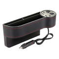 Car Multi-functional Console PU Leather Box Cigarette Lighter Charging Pocket Cup Holder Seat Gap...