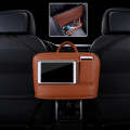 Car Front Seat Hanging Bag Mobile Phone Storage Bag (Brown)