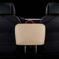 Car Front Seat Hanging Bag Storage Bag (Beige)