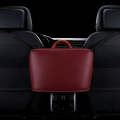 Car Front Seat Hanging Bag Storage Bag (Wine Red)