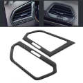 Car Carbon Fiber Central Control Side Air Outlet Frame Decorative Sticker for Volkswagen Tiguan L