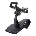 Car Dashboard Mobile Phone Holder Bracket with Number Plate (Grey)