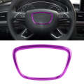 Car Auto Steering Wheel Ring Cover Trim Sticker Decoration for Audi (Purple)