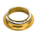 For Ford Fluorescent Aluminum Alloy Ignition Key Ring, Inside Diameter: 3.2cm (Gold)