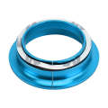 For Ford Fluorescent Aluminum Alloy Ignition Key Ring, Inside Diameter: 3.2cm (Sky Blue)