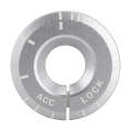 For Volkswagen Metal Ignition Key Ring, Diameter: 4.8cm (Silver)
