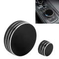 2 PCS Car Metal Central Control Knob Case for Cadillac (Black)