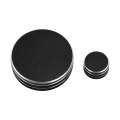 2 PCS Car Metal Central Control Knob Case for Cadillac (Black)