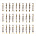 30 PCS VT-002 Bicycle Detachable French Valve Core Style: Reticulated