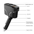 TR35 Car 2 in 1 Cigarette Lighter Extension Socket 20W PD Fast Charge QC3.0 USB Charger