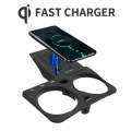 HFC-1019 Car Qi Standard Wireless Charger 10W Quick Charging for BMW X6 2020-2022, Left Driving