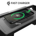 HFC-1033 Car Qi Standard Wireless Charger 10W Quick Charging for Volkswagen Teramont 2021, Left D...