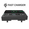 HFC-1065 Car Qi Standard Wireless Charger 10W Quick Charging for Toyota Highlander 2022, Left and...