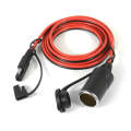 12V Car Charger Cigarette Lighter Extension Cord Female Socket with Quick Disconnect Wire Harness