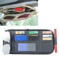 Universal Car Multi-functional Sun Visor Card Clip Bags Glasses Bill Clip Holder (Black)