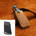 For Lexus New Style Car Cowhide Leather Key Protective Cover Key Case (Brown)