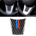 Car Carbon Fiber Steering Wheel Three Color Decorative Sticker for BMW Z4 2009-2015