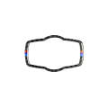 Three Color Carbon Fiber Car Headlight Switch Decorative Sticker for BMW E90 / E92 / E93 2005-201...