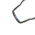 Three Color Carbon Fiber Car Headlight Switch Decorative Sticker for BMW E90 / E92 / E93 2005-201...