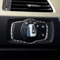 Carbon Fiber Car Headlight Switch Decorative Sticker for BMW E90 / E92 / E93 2005-2012 / 320i / 3...