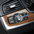 Three Color Carbon Fiber Car Headlight Switch Decorative Sticker for BMW 5 Series F01 / F10 / F07...
