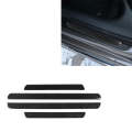 Car Carbon Fiber Threshold Decorative Sticker for Audi A6 S6 C7 A7 S7 4G8 2012-2018, Left and Rig...