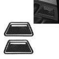 Car Carbon Fiber Ashtray Panel Decorative Sticker for Audi A6 S6 C7 A7 S7 4G8 2012-2018, Left and...