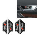 Car Carbon Fiber Door Bowl Anti-scratch Sticker for Audi A6 2005-2011, Left and Right Drive Unive...