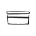 Car Carbon Fiber Solid Color Air Conditioning CD Panel Decorative Sticker for Audi A6 2005-2011, ...