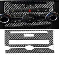 Car Carbon Fiber Central Control CD Panel Decorative Sticker for Land Rover Discovery 4 2010-2016...