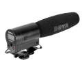 BOYA BY-DMR7 Shotgun Condenser Broadcast Microphone with LCD Display & Integrated Flash Recorder ...