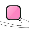 Waterproof Case + Touch Back Cover + Color Lens Filter for GoPro HERO10 Black / HERO9 Black (Pink)