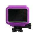 Original for GoPro HERO5 Silicone Border Frame Mount Housing Protective Case Cover Shell(Purple)