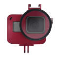 Housing Shell CNC Aluminum Alloy Protective Cage with Insurance Frame & 52mm UV Lens for GoPro HE...