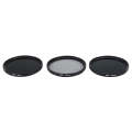 JUNESTAR Proffesional 58mm Lens Filter ND Filter Kits (ND2 + ND4 + ND8) for GoPro & Xiaomi Xiaoyi...