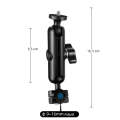 9cm Connecting Rod 20mm Ball Head Motorcycle Rearview Mirror Fixed Mount Holder with Tripod Adapt...