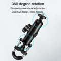 9cm Connecting Rod 20mm Ball Head Motorcycle Handlebar Fixed Mount Holder with Tripod Adapter & S...
