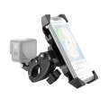 Handlebar Seatpost Pole Mount Bicycle GPS Navigation Handbar Bracket Phone Clamp for GoPro, Suita...