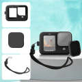 For GoPro HERO10 Black / HERO9 Black Silicone Protective Case Cover with Wrist Strap & Lens Cover...