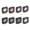 JSR KB Series STAR+MCUV+NIGHT+Diving Red+Diving Pink+ND8+ND16+ND32 Lens Filter for GoPro HERO10 B...