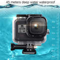 For GoPro HERO8 Black 45m Waterproof Housing Protective Case with Buckle Basic Mount & Screw & Fl...