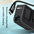 RUIGPRO Aluminum Alloy Battery Side Interface Cover for GoPro HERO10 Black / HERO9 Black (Black)