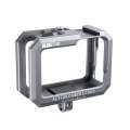 RUIGPRO for GoPro HERO10 Black / HERO9 Black Metal Border Frame Mount Protective Cage with Dual C...