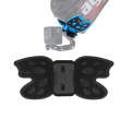 Butterfly Helmet Mount Adapter for GoPro Hero12 Black / Hero11 /10 /9 /8 /7 /6 /5, Insta360 Ace /...