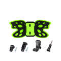 Butterfly Helmet Mount Adapter with 3-Way Pivot Arm & J-Hook Buckle & Long Screw for GoPro Hero12...