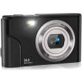 DC311 2.4 inch 36MP 16X Zoom 2.7K Full HD Digital Camera Children Card Camera, AU Plug (Black)