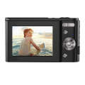 DC311 2.4 inch 36MP 16X Zoom 2.7K Full HD Digital Camera Children Card Camera, EU Plug(Black)