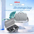 For Insta360 One X3 STARTRC Diamond Texture Camera and Accessories PU Storage Case Bag(Grey)